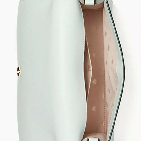 Kate Spade Cameron Carson Convertible Crossbody Crystal Blue Turquoise - Picture 2 of 4